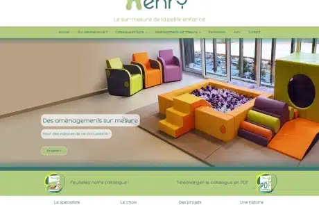 HENRY : site internet créé par Bubbl'com