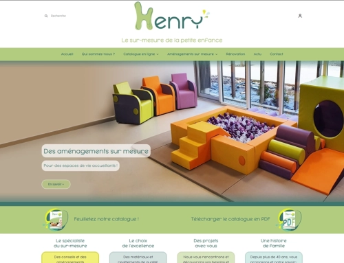 Site internet e-commerce René HENRY